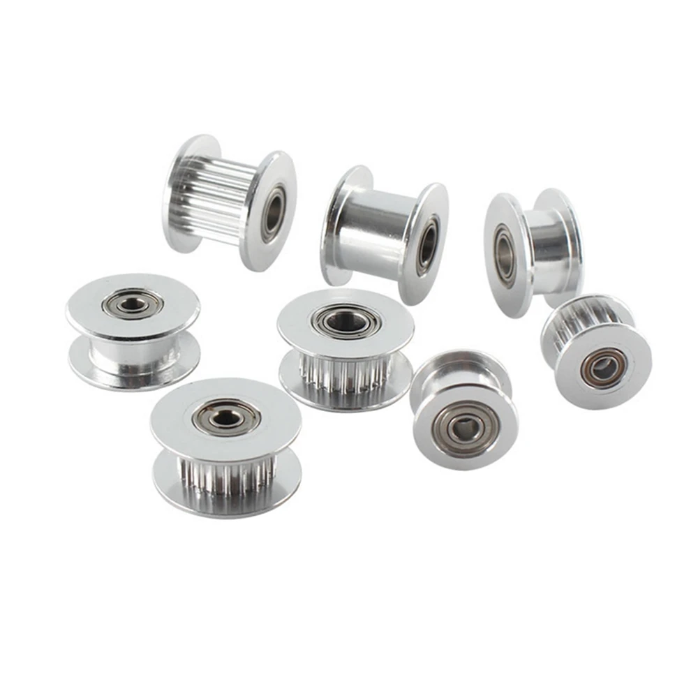

1pcs GT2 Idler Timing Pulley 16 Teeth 20Tooth 2GT Wheel Bore 3mm 5mm Aluminium Tooth Gear Width 6mm 10mm 3D Printer Parts