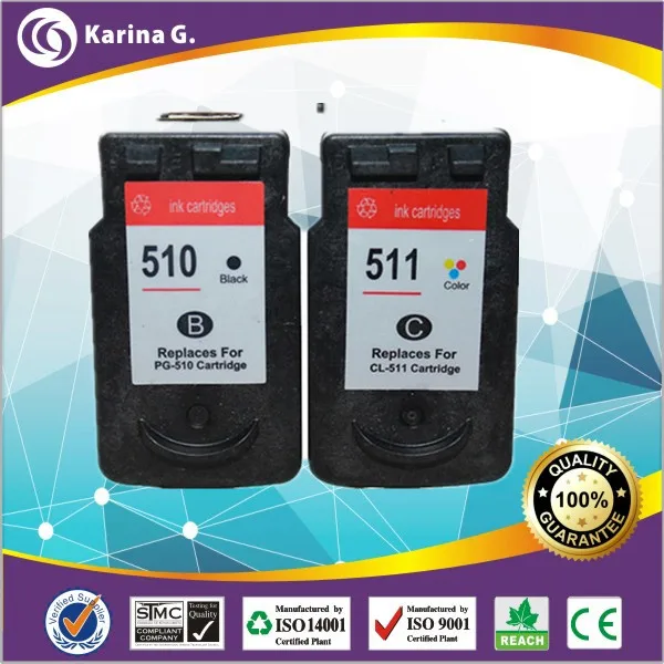 1Set Remanufactured for PG510 CL511 ink cartridge suit for Canon MP252 MP270 MP280-in Ink