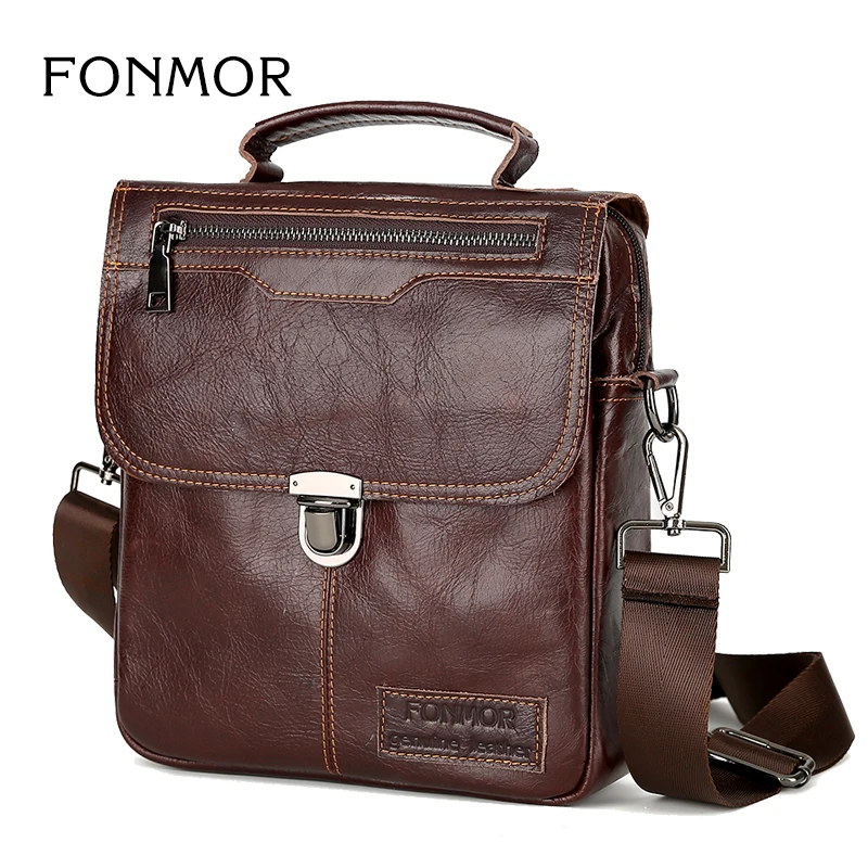 FONMOR Multifunctional Fashion Brand Genuine Men Leather Shoulder Messenger Bag Men Business Bag High Quality Briefcase FONMOR Multifunctional Fashion Brand Genuine Men Leather Shoulder Messenger Bag Men Business Bag High Quality Briefcase