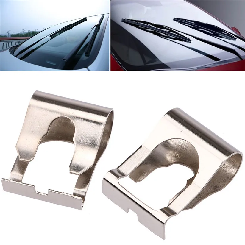 

CARPRIE 2 Pcs Chrome For FIAT Punto MK1 MK2 176 188 Windscreen Wiper Linkage Motor Clip zz413 dropship