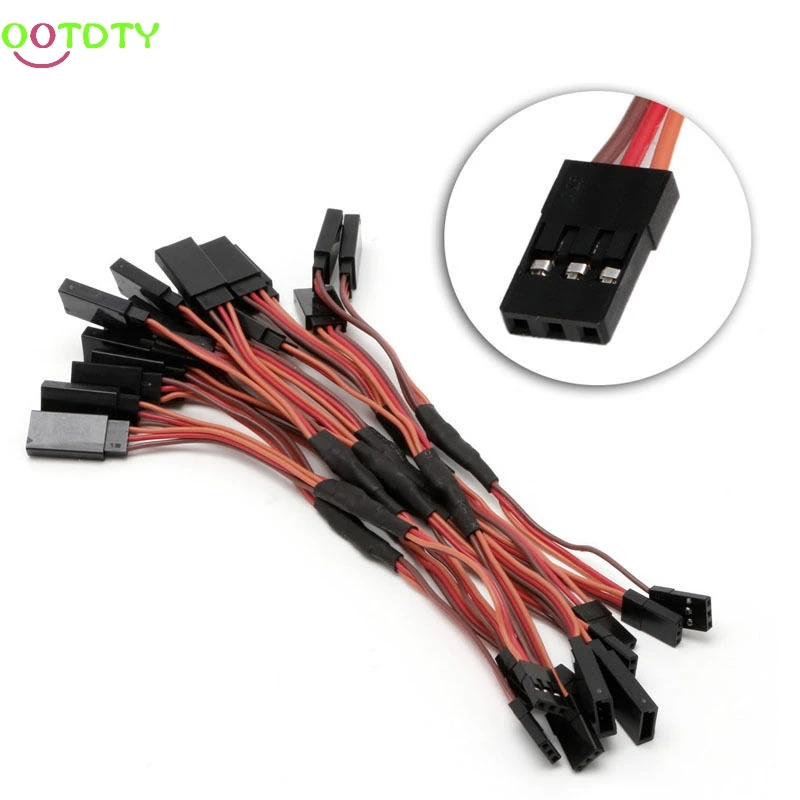 

10Pcs 150mm Servo RC Y Style Male to Female Extension Lead Cable JR Wire Cord
