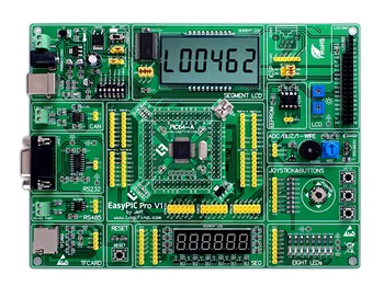 

New easyPIC Pro learning development board dsPIC PIC32 PIC24 with dsPIC33FJ128MC706