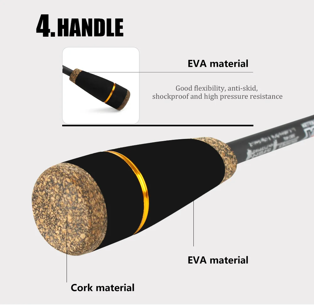 Vara de Pesca Isca Fiação Seções 100% Carbono C.w.1-7g 2-8g 3-15g 5-20g 10-30g Surper Dura Ftk 2 Mod. 1265486 13 Varas de pescar