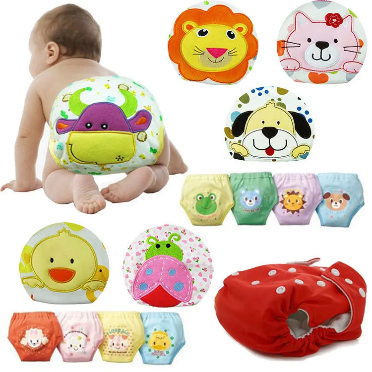 

Baby Diaper Washable Reusable bebe nappy changing cotton potty training pant coolababy cloth diaper sassy fraldas reutilizaveis