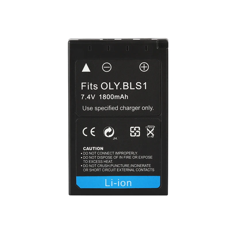 Литий ионный аккумулятор Dinto 1 шт. Аккумулятор для камеры Olympus EVOLT 1800 мА · ч BLS1 BLS