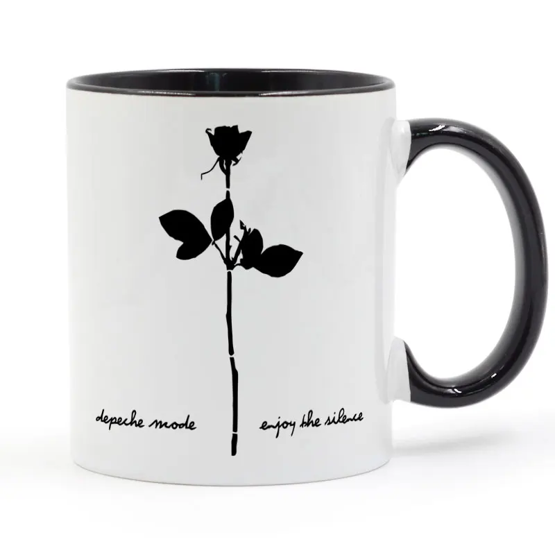 

Depeche Mode Enjoy The Silence Mug Coffee Milk Ceramic Cup Creative DIY Gifts Home Decor Mugs 11oz T1088
