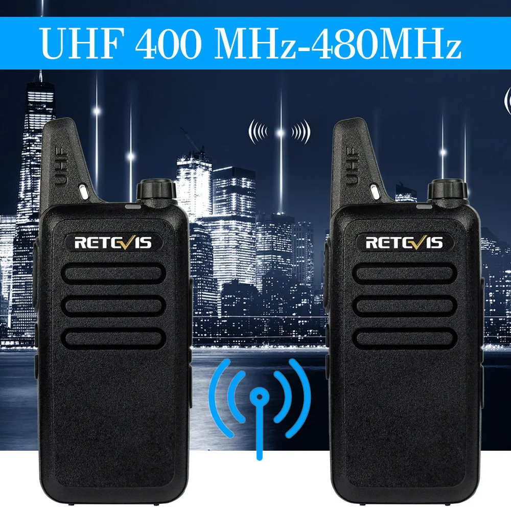 2 шт. Retevis Walkie Talkie RT22 ручной домофон 400-480 мГц 2 Вт 16 Каналы VOX PTT гражданских два -передающие ЕС США Plug