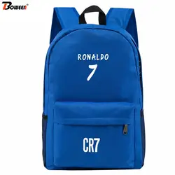Подростковый мужской рюкзак школьные сумки для мальчиков подростковый рюкзак Ronaldo Bookbags модные Ronaldo Book сумки для детей школьный ранец