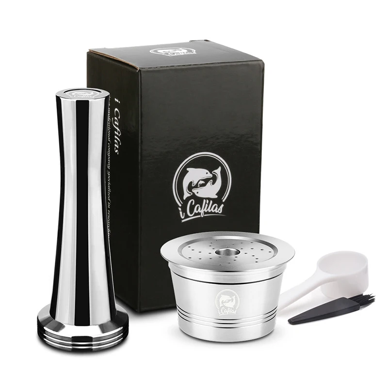 

1* Capsule Pod+1* Coffee Tamper+1* Brush+1* Spoon for Caffitaly Espresso capsule