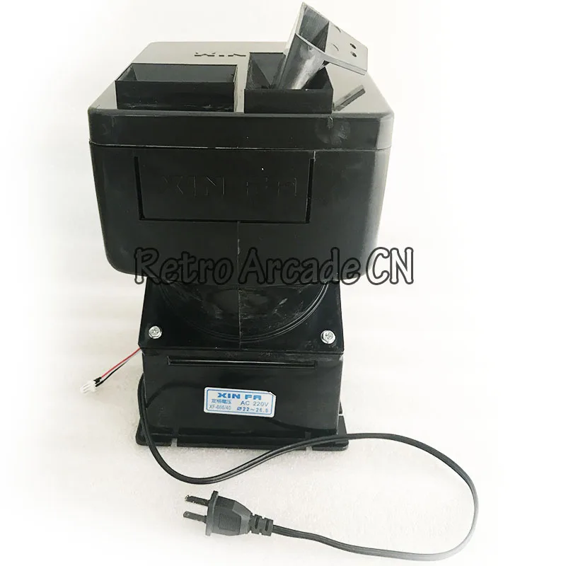 US $1.049.50 50pc 6 hole coin hopper 220V motor plastic hopper arcade game coin hopper for 61 in 1 one tough game machine cabinet accessories