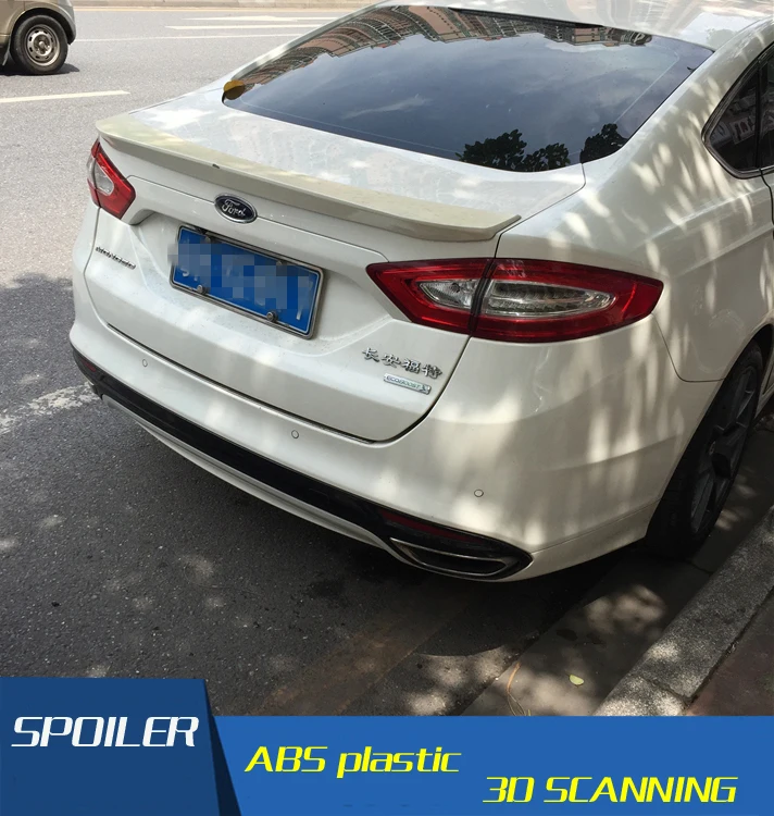 

For Mondeo Spoiler MK5 Mondeo ABS Material Car Rear Wing Escape Primer Color Rear Spoiler For Ford Mondeo MK5 Spoiler 2013-2015