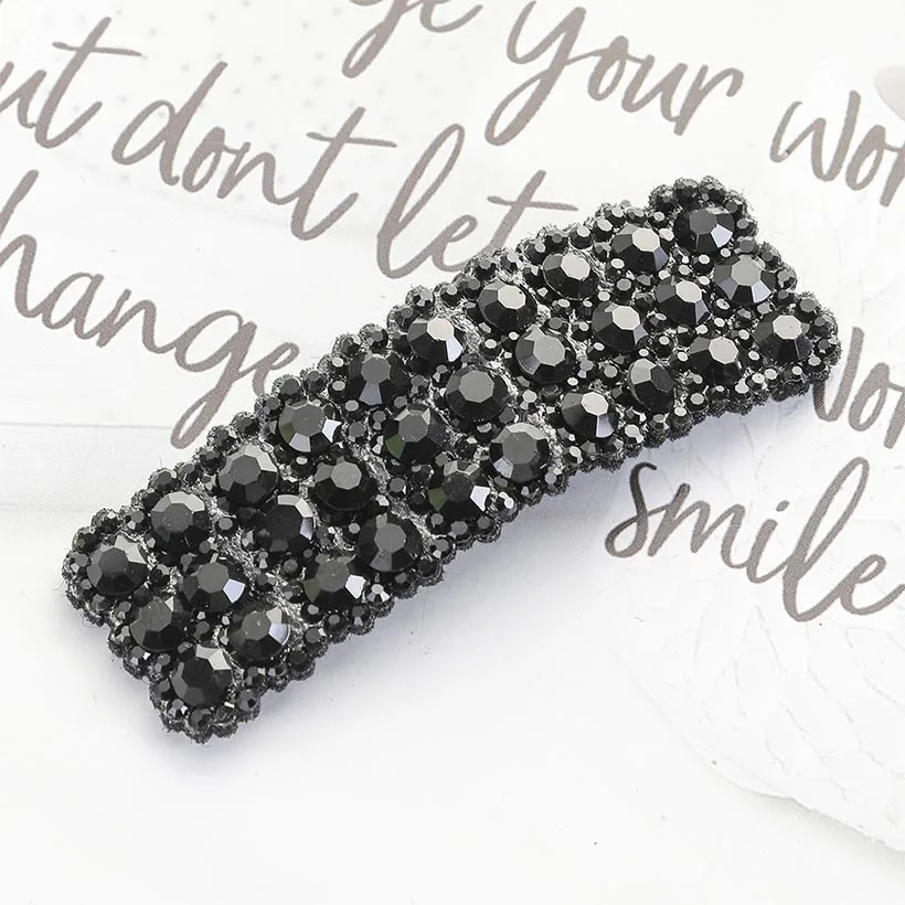 I LEVAO корейский прямоугольник кристалл Rhineston заколки для волос для женщин милые заколки шпильки для волос для девочек аксессуары для волос головной убор - Цвет: I