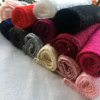 

27cm width Eyelashes lace trim flower Unilateral wave lace fabric handmade diy clothes accessories