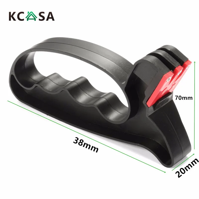 KCASA ручной переносная точилка для ножей из карбида вольфрама кухонный точильный