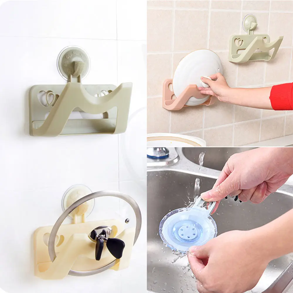 

Utensils Supporter Pan Cover Pot Lid Hanger Pot Lid Rack Stand Storage Holders