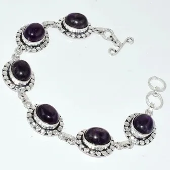 

Amethysts Bracelet , 20.5 cm, B3284