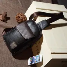 Newhotstacy сумка 11020317 Новая мужская из кожи ПУ однобортная сумка через плечо, нагрудная сумка