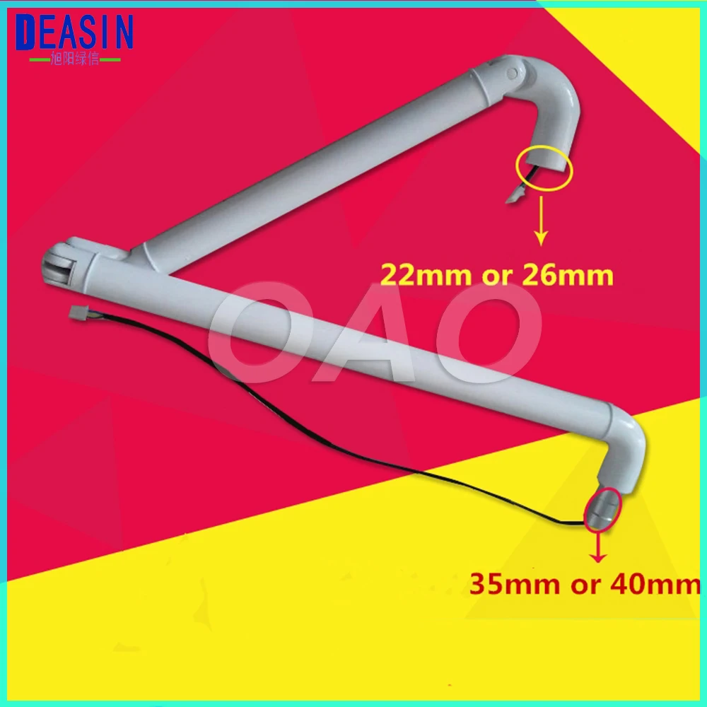 Montagem de Braço da Cadeira Aluminuml para Pós Odontológica Unidade Dental Oral Braço Todos Cadeira Luz 1 Pós Dental Cadeira Odontológica