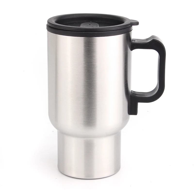 Car Auto Stainless Steel 12v Car Auto Adapter Heated Travel Mug Thermos Heating Cup Electric Kettles Aliexpress