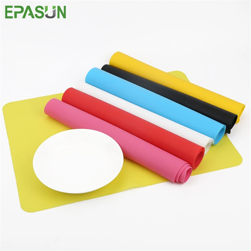 

EPASUN 40*30cm Silicone Mats Pad Baking Liner Oven Mat Heat Insulation Kids Food Pad Cookies Mat Bakeware Table Dinner Tools