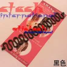 Ems или dhl 200 шт французские приспособление для Плетения КОС ролик с магией для волос, фигурная булочка, стильная клипса для волос