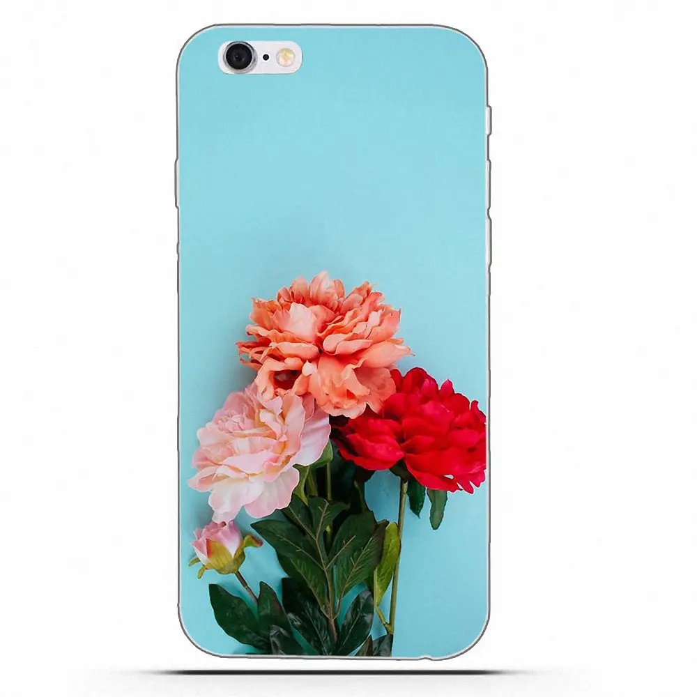 Цветочные фотографии пионов для HTC Desire 530 626 628 630 816 820 One A9 M7 M8 M9 M10 E9 Plus U11 Moto G G2