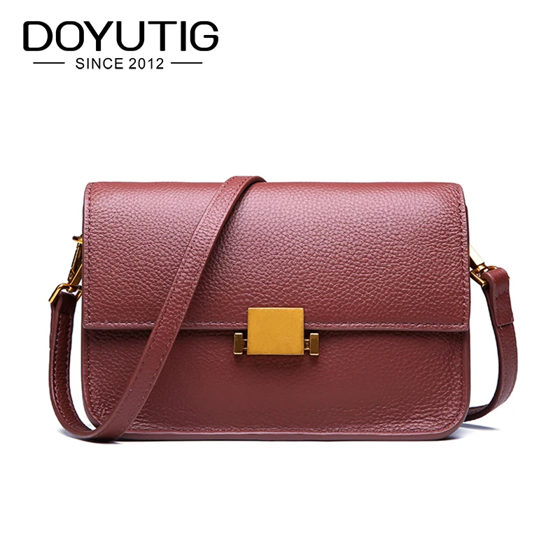 Fashion Real Genuine Leather Mini Crossbody Bag For Men - 