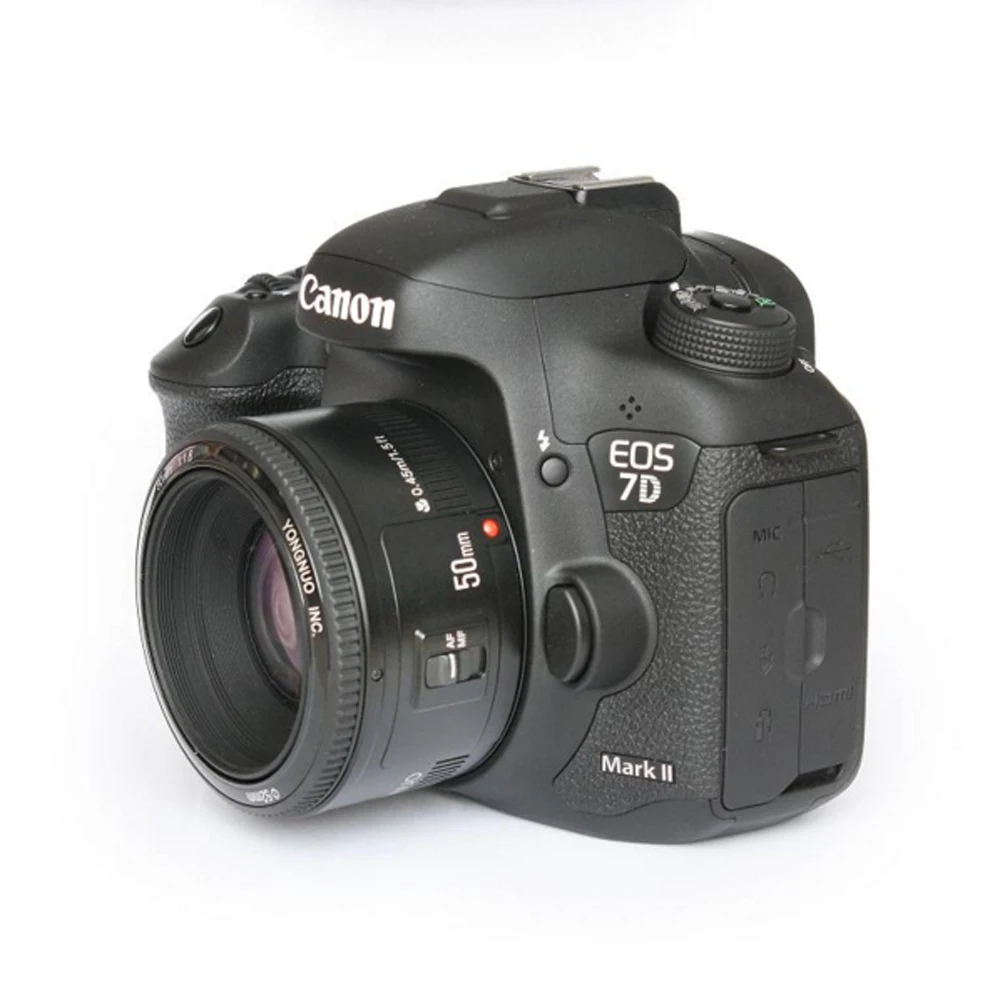 YONGNUO YN50mm F1.8 Большая диафрагма Автофокус Объектив DSLR объектив камеры для canon Nikon D800