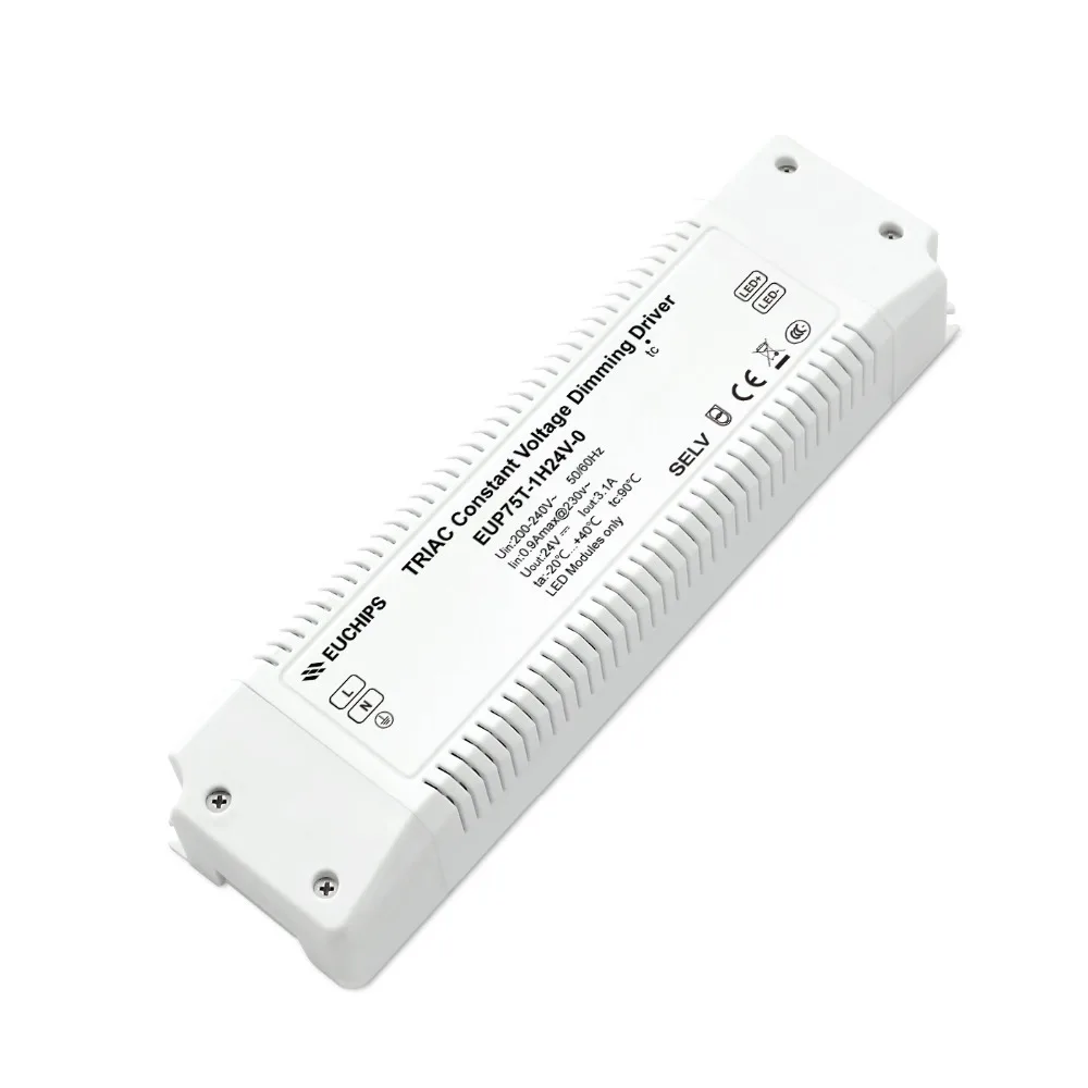 

75W 24VDC 3.1A*1ch Constant Voltage Triac Driver EUP75T-1H24V-0E1