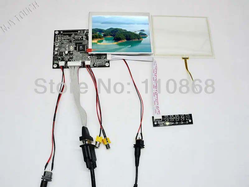 bilder für Heißer verkauf 5,6 zoll LCD touch-monitor VGA + 2AV + Rückwärtsfahren Controller Board + 5,6 "TFT INNOLUX AT056TN53 40 Pin 640x480 + Touch Panel bilder für Heißer verkauf 5,6 zoll LCD touch-monitor VGA + 2AV + Rückwärtsfahren Controller Board + 5,6 "TFT INNOLUX AT056TN53 40 Pin 640x480 + Touch Panel