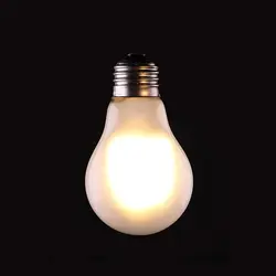 Винтаж LED лампа накаливания, 8 Вт, edison A19 матовый Стиль, теплый белый, Глобусы декоративные фонари, затемнения