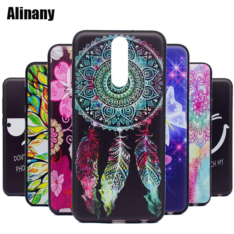 Huawei Nova 2i Case RNE-L21 Silicone Soft Paint Cover Phone 2I Nova2i 2 i |