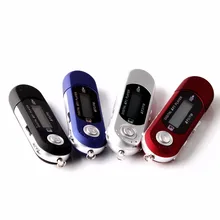 Portable USB 2.0 MP3 Music Player Flash Drive Memory Stick Suporte Tela LCD 32 gb Cartão TF & FM Rádio com Microfone MP3 Jogador