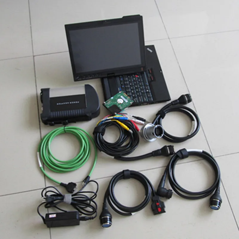 노트북 X220T 풀 세트, 자동차 및 트럭 진단 스캐너에 사용 준비 완료, mb star c4, HDD 포함, 320gb 최신 소프트웨어 2023-09