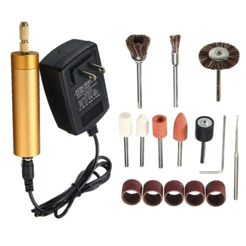 

Mini Electric Drill Motor Hand Drill Rotary Craving Tool Kit For DIY Plastic Wood Drilling Grinding Engraving Polishing Cutting