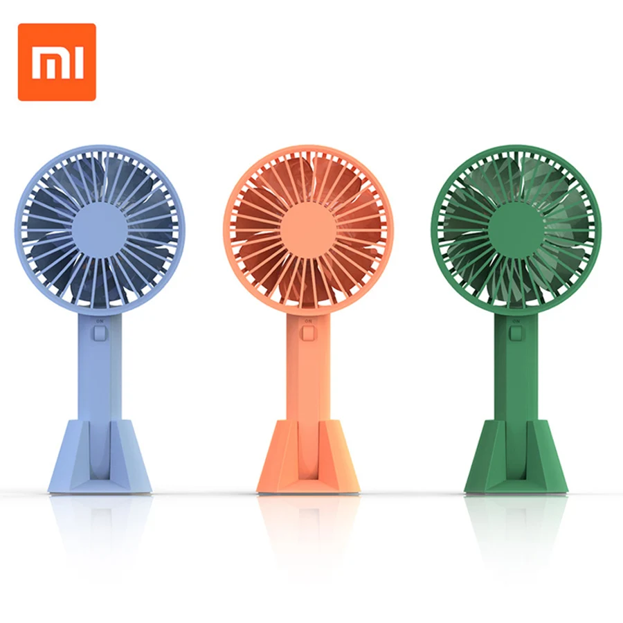 

Newest Xiaomi Mijia VH Brand Portable Handheld With Rechargeable Built-in Battery USB Port Design Handy Mini Fan For Smart Home