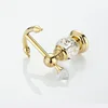 Robe Hooks Gold Hook on the wall Crystal Brass Gold Robe Hook Bathroom Hangings Towel Rack European Style Clothes Hook HK-25 ► Photo 3/3