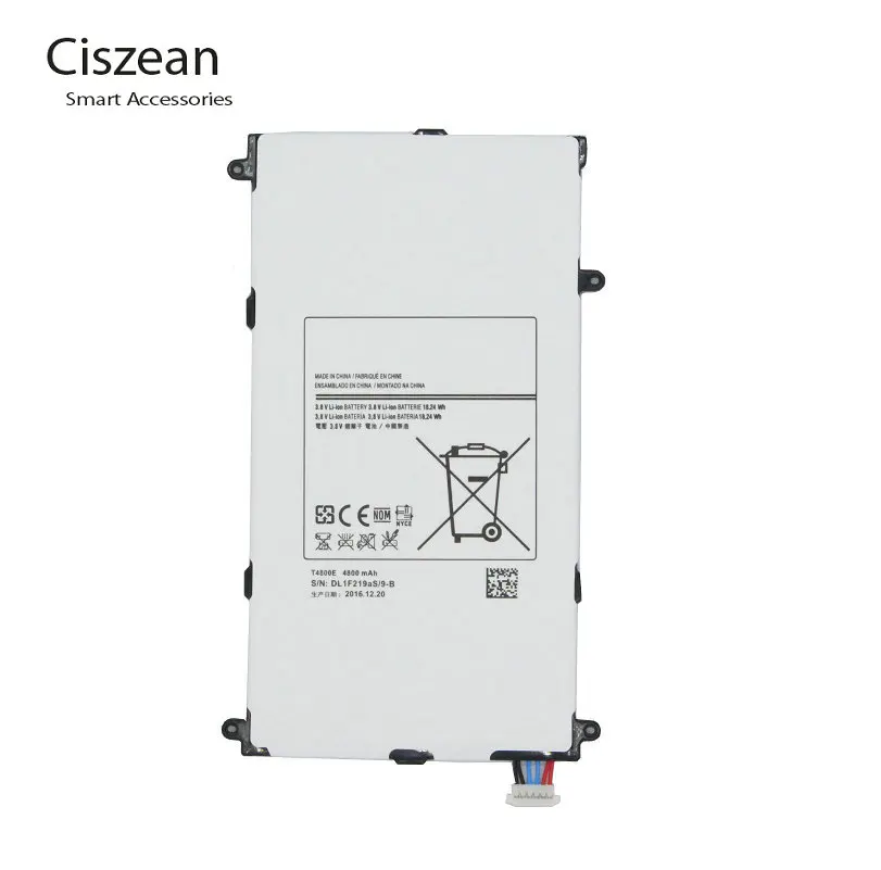 

1x 4800mAh T4800E Replacement Battery For Samsung Galaxy Tab Tablet Pro 8.4 inch 8.4" T320 T321 T325 SM-T320 SM-T321 SM-T325