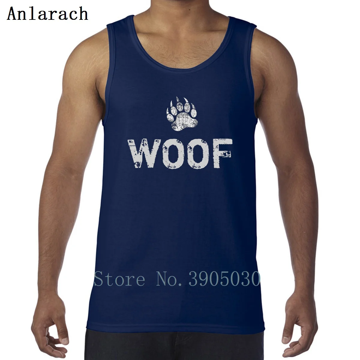 Gay Bear Pride Distressed Paw Woof жилет круглый вырез веселый принт Солнечный свет майка