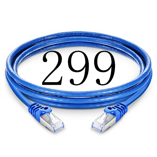 

299# MEIBAI WS CAT5 Flat Ethernet Cable Networking Ethernet Patch Cord LAN Cable CAT5