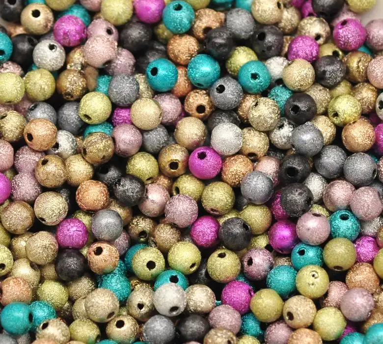 DoreenBeads в случайном порядке акриловые разделительные бусины 6 мм (1/4 дюйма) Продано