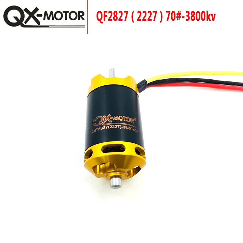 

QX-MOTOR QF2827 3800KV Brushless Motor for 70mm Ducted Fan 6 Blades EDF for RC Airplane