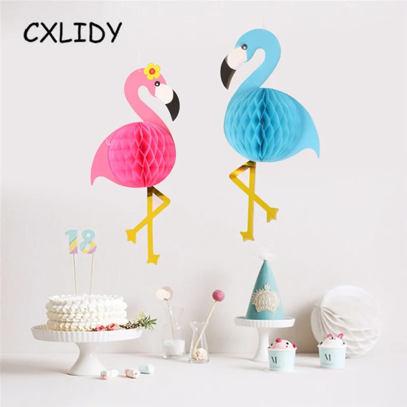 Hawaiian Party ALOHA Letter Turtle Leaf Banner Pineapple Balloon Flamingo Straw Honeycomb Ball Paper Lantern Decoration qq096 (51)