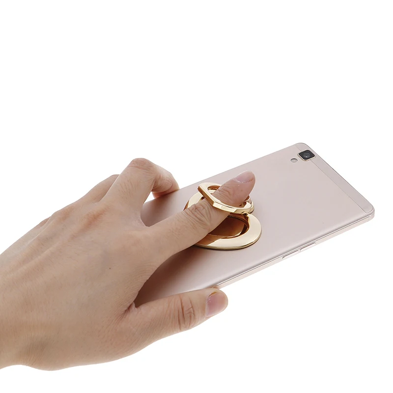 bucle Rose' Movil dedo anillo soporte soporte de pinzamiento con espejo 
