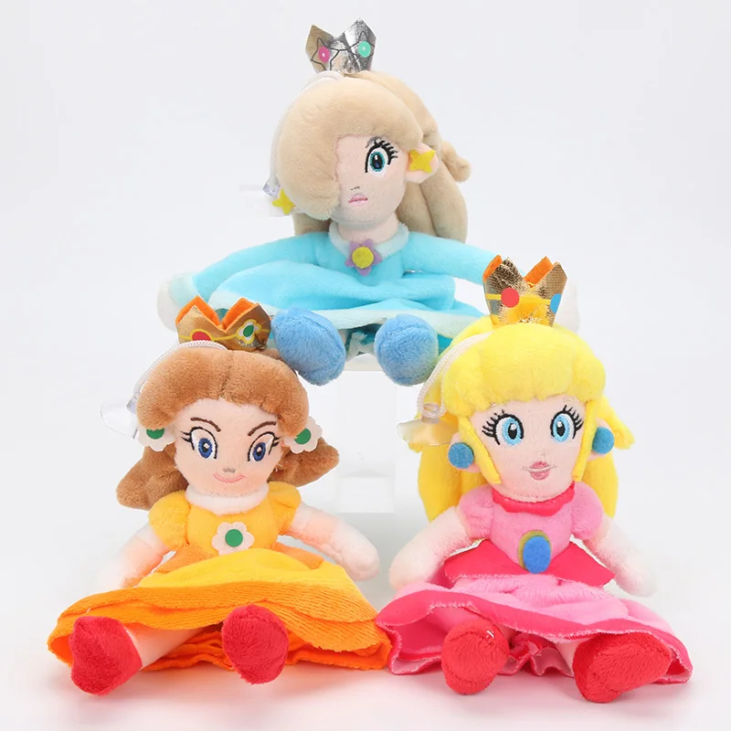 

20cm 8'' Super Mario Princess Peach Daisy Rosalina Plush Toy Dolls For Kids Gift