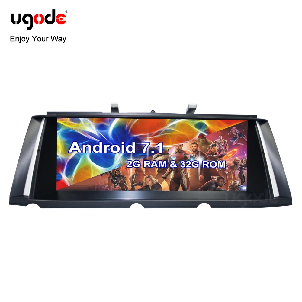 

Ugode Auto GPS Navigation System Audio Player 10.25" IPS Screen Android 7.1 for BMW 7 series F01 F02 F04 NBT CIC Stock fast ship