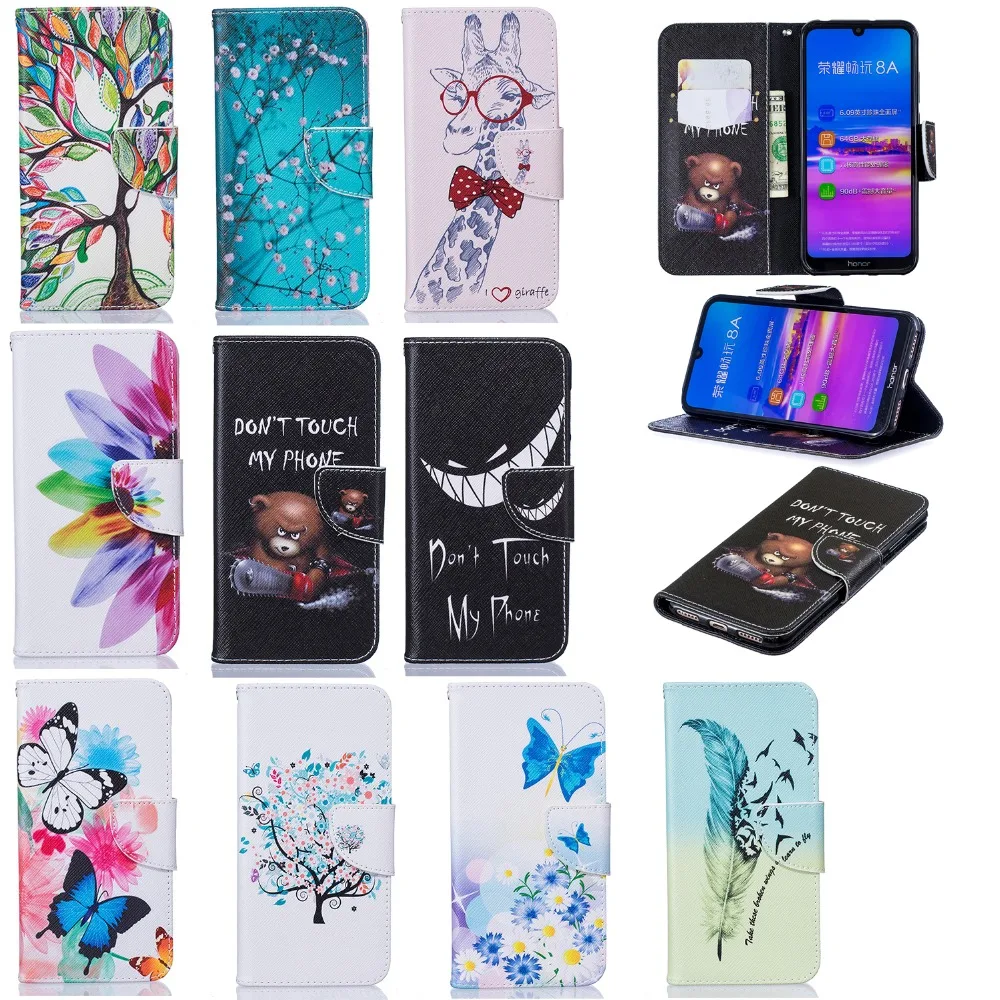 

Flip Case for coque Huawei Honor 8A Case for fundas Huawei P30 Lite Mate 20 P30 P20 Pro Lite Case Etui Fundas Telefoon Hoesjes