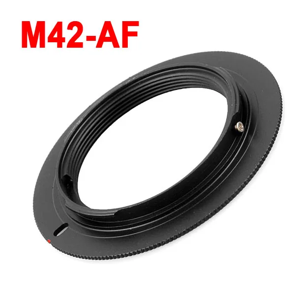 Металлический M42-AF M42 резьбовой объектив для крепления объектива AF адаптер для sony Minolta Alpha a200 a350 A390 A550 A580 A700 A900 DSLR камеры