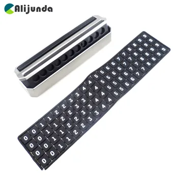 

Car Temporary Parking Card Hidden Tray Change Plate Rocker Key Cell Phone Number Card for Volkswagen vw POLO Tiguan Passat Golf
