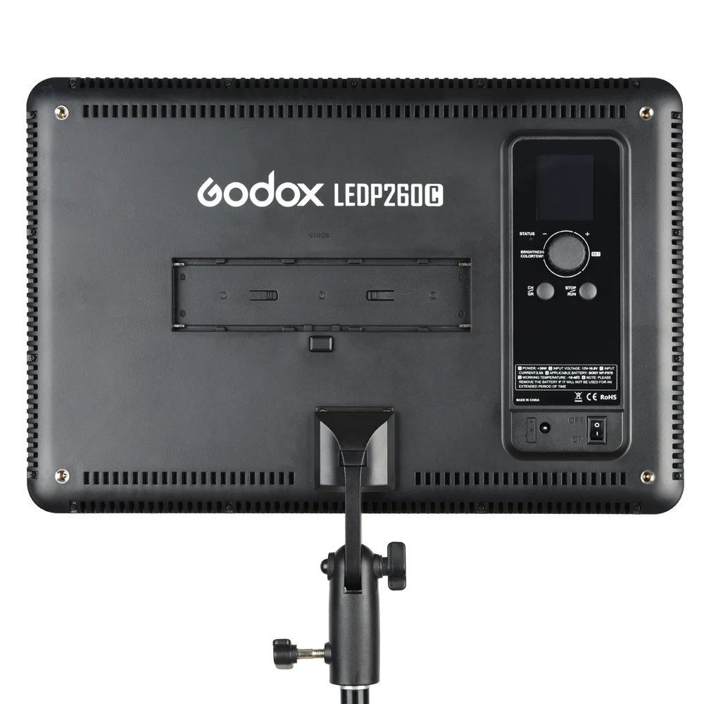 Godox светодио дный P260C ультра тонкий 3300-5600 К Би-Цвет 30 Вт Светодиодная лампа для студии с удаленным Управление для DSLR фотостудия